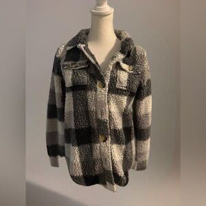 Derek Heart Gray Textured Jacket